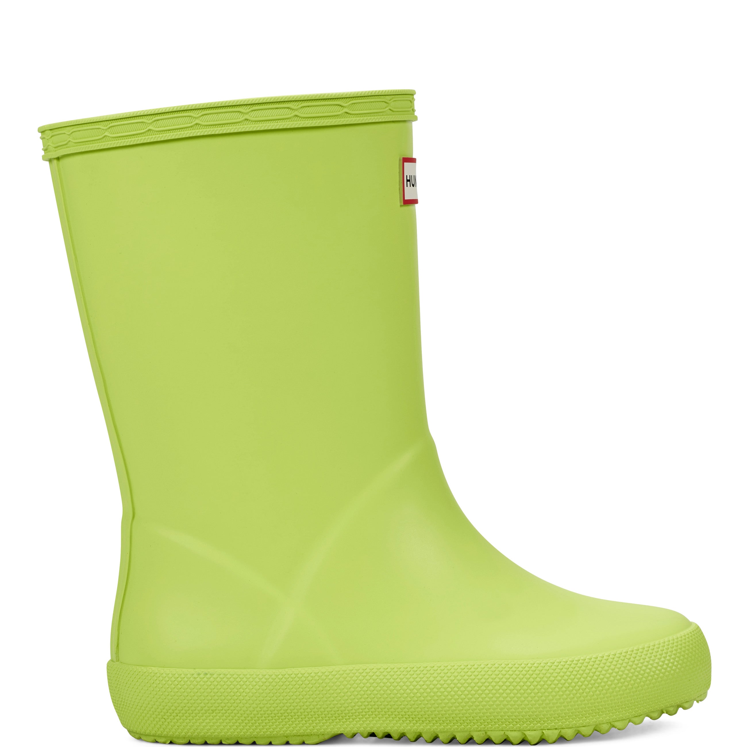 Little kids's Kids First Classic Rain Boots Green Hunter Boots