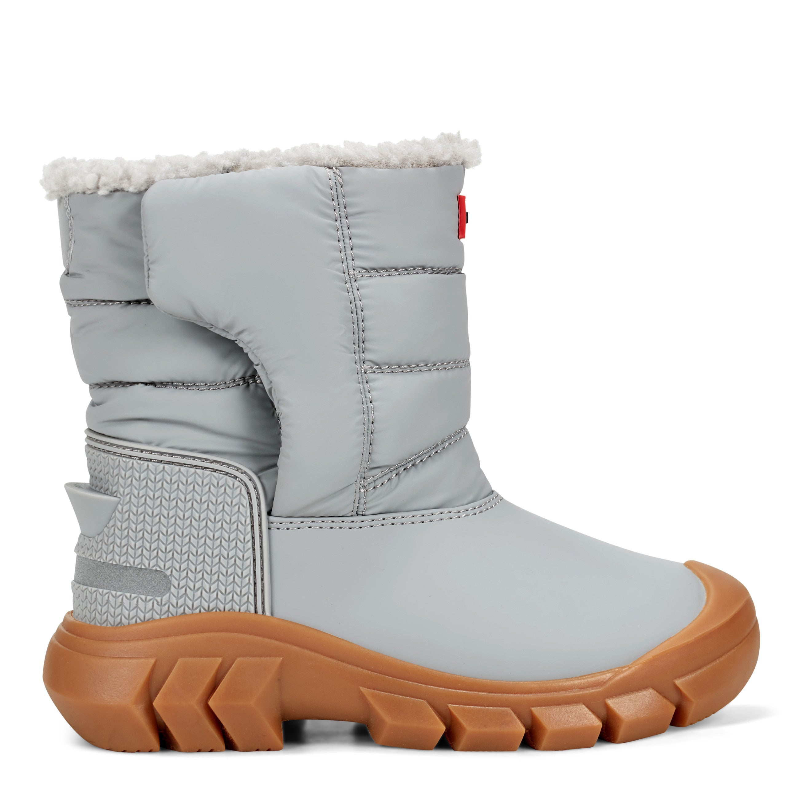 Little kids's Little Kids Insulated Snow Boots Grey Hunter Boots