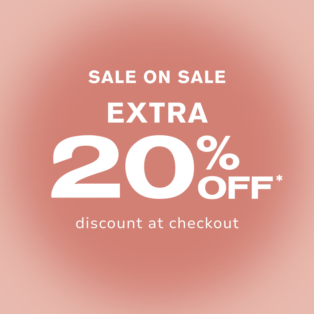 Promotion banner featuring sale on sale with extra 20% off