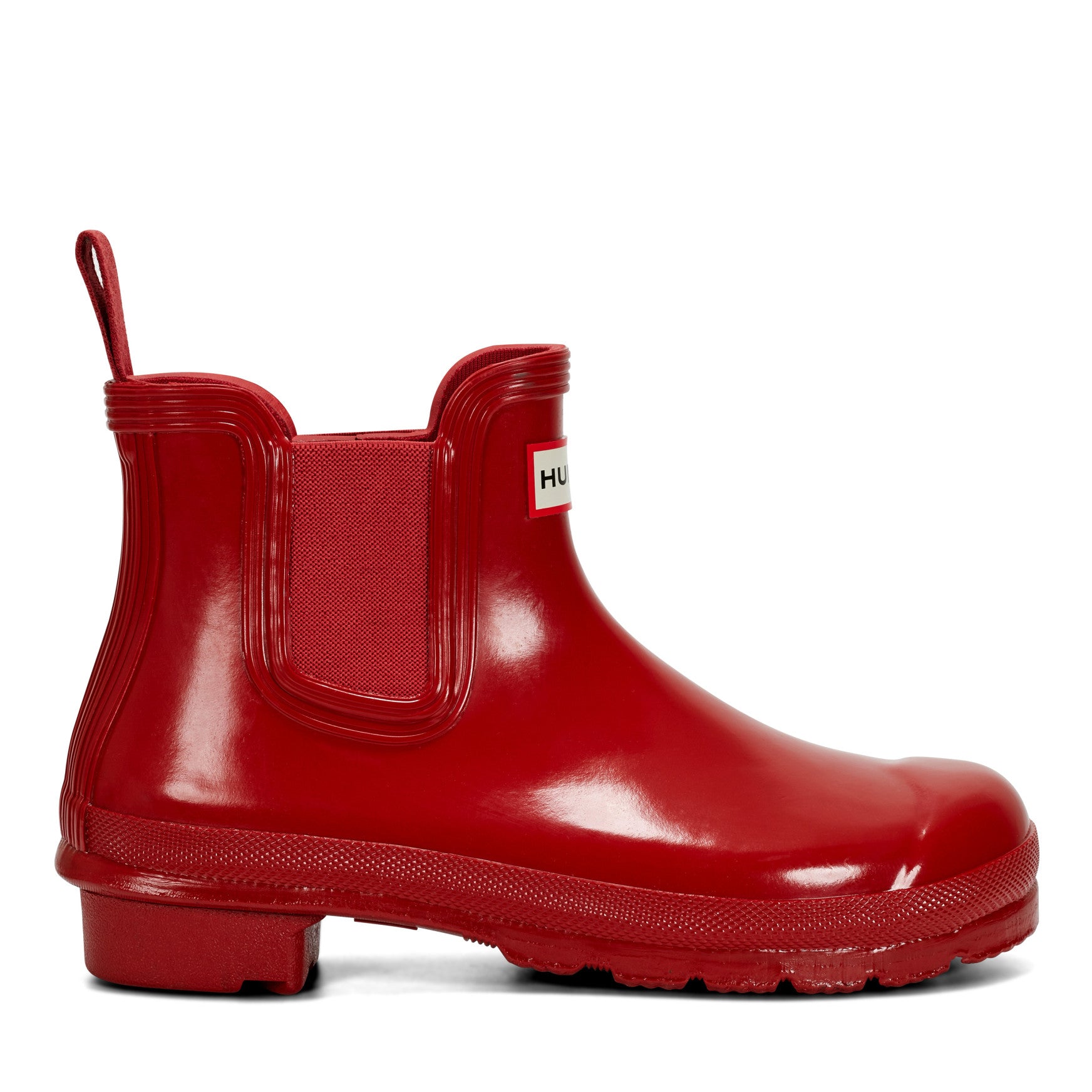 Women's Original Gloss Chelsea Boots - Military Red | Hunter Boots