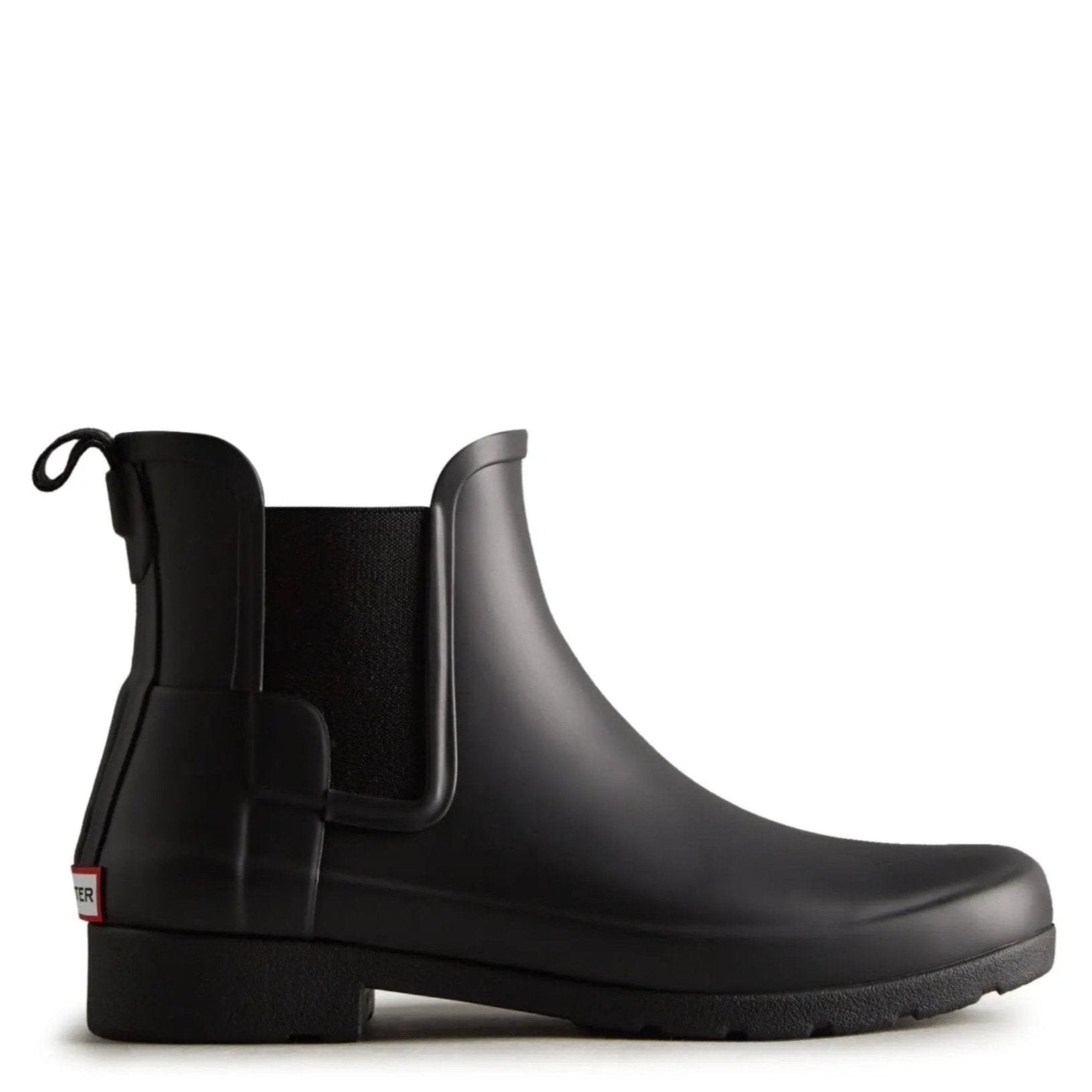 Women's Refined Slim Fit Chelsea Boots Black Hunter Boots