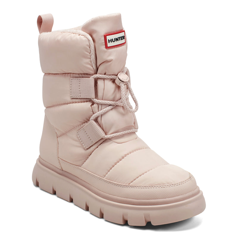 Women's Moon Lug Sole Insulated Waterproof Snow Booties