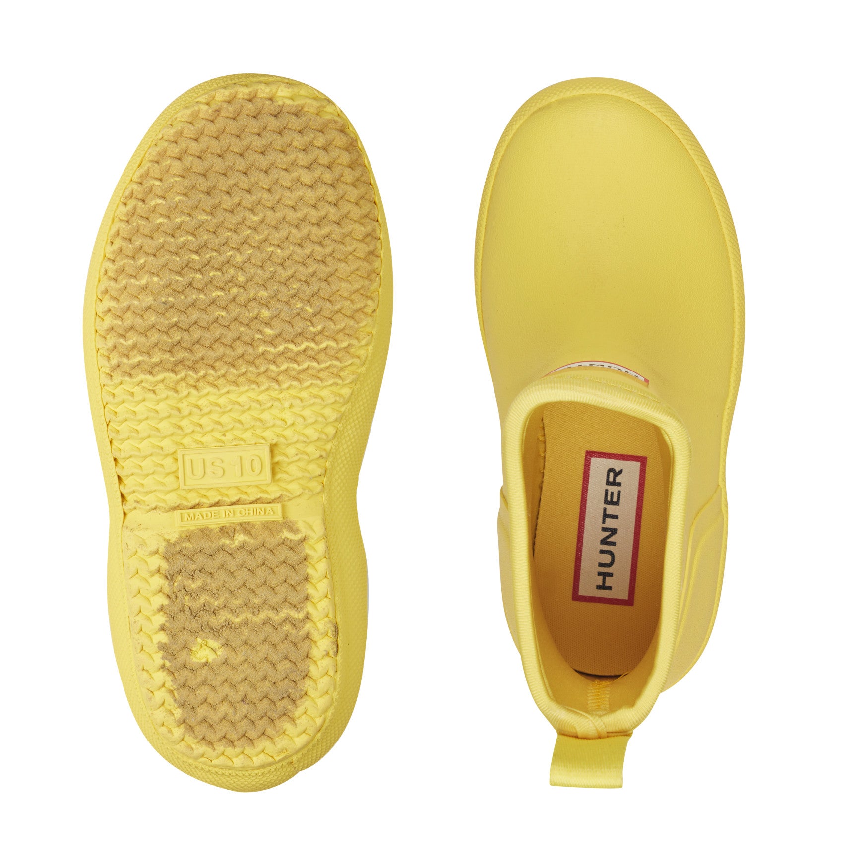 Little Kids Finley Pull On Waterproof Rain Boots - Yellow | Hunter