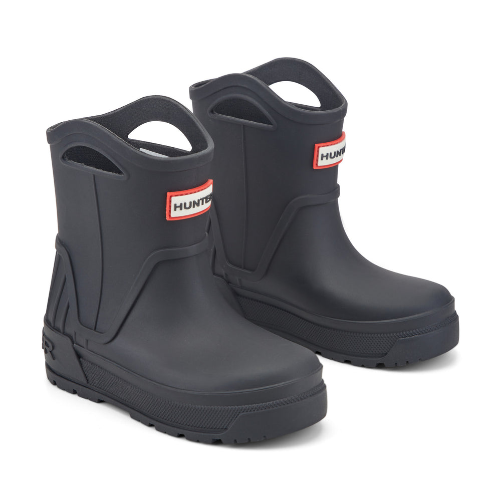 Little Kids Georgey Waterproof Rain Boots - Black | Hunter Boots