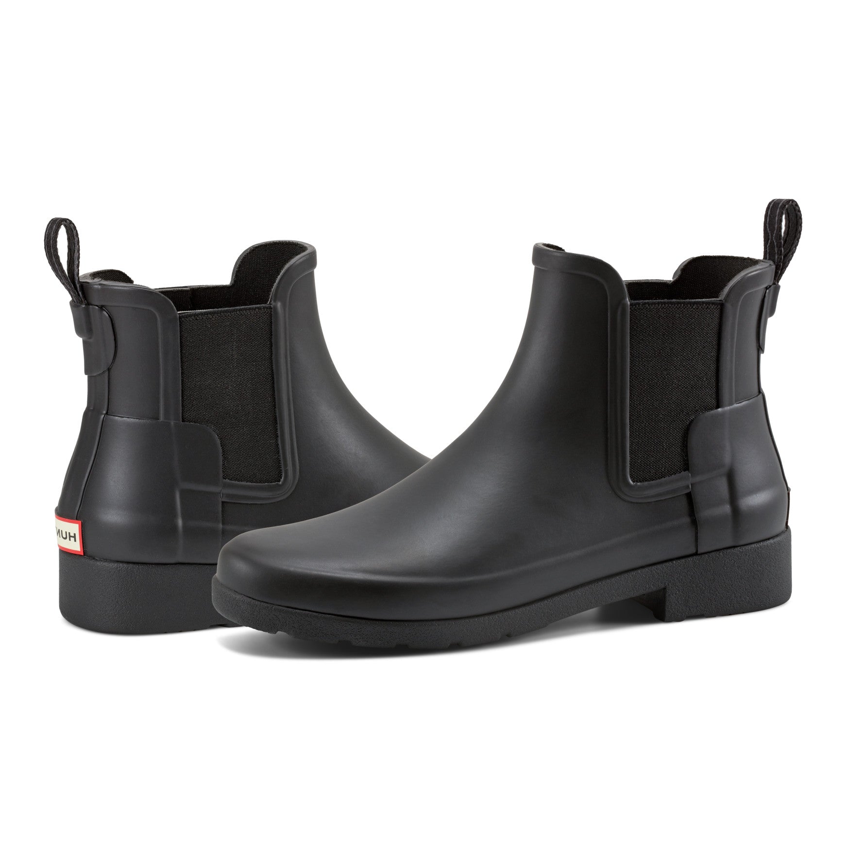 Women's Refined Slim Fit Chelsea Boots - Black | Hunter Boots