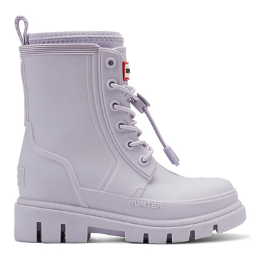 Little Kids Stamp Lace-Up Waterproof Ankle Boots