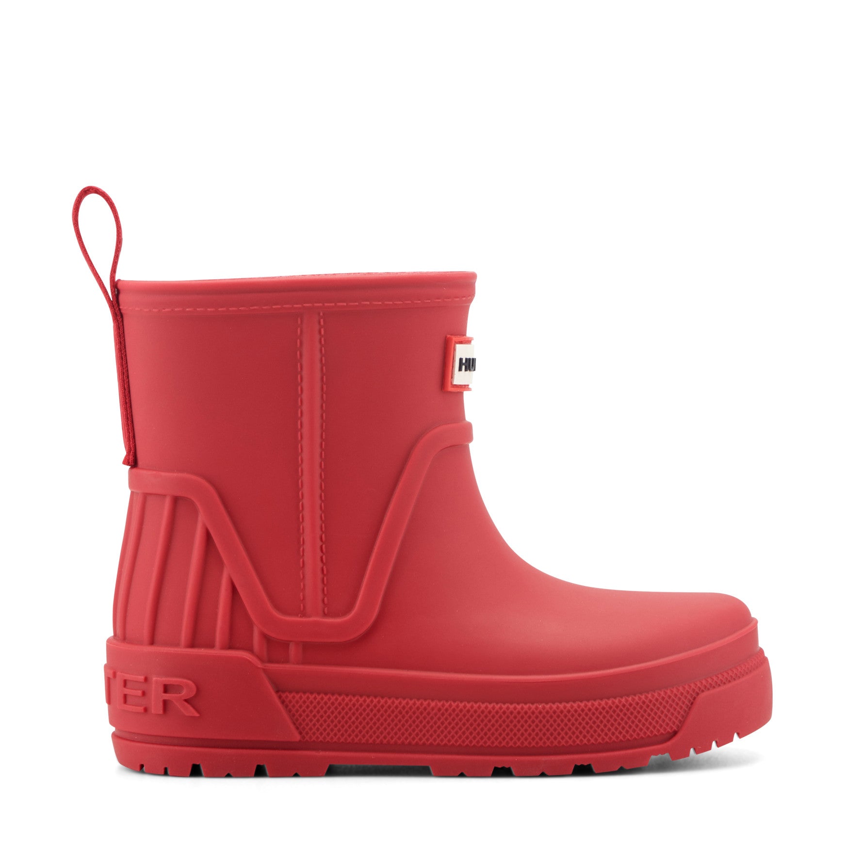 Women's PLAY™ Short Rain Boots - Logo Red | Hunter Boots