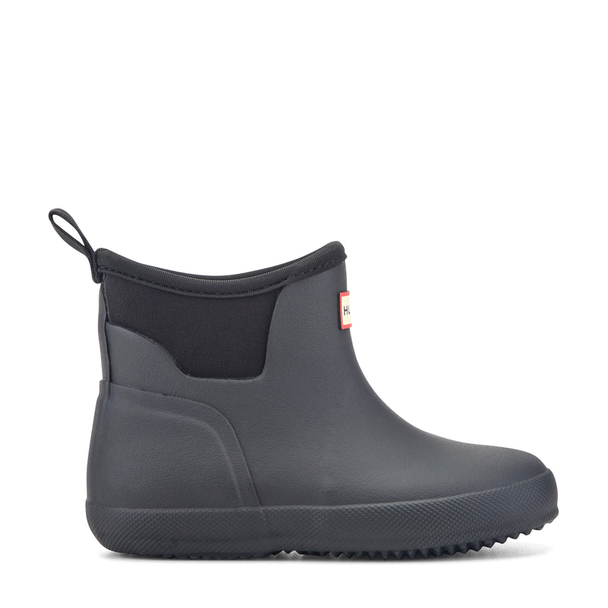 Kids Black Waterproof Pull-On Boots HUNTER Kids Finley Pull On Waterproof Boots | Dick main image 3