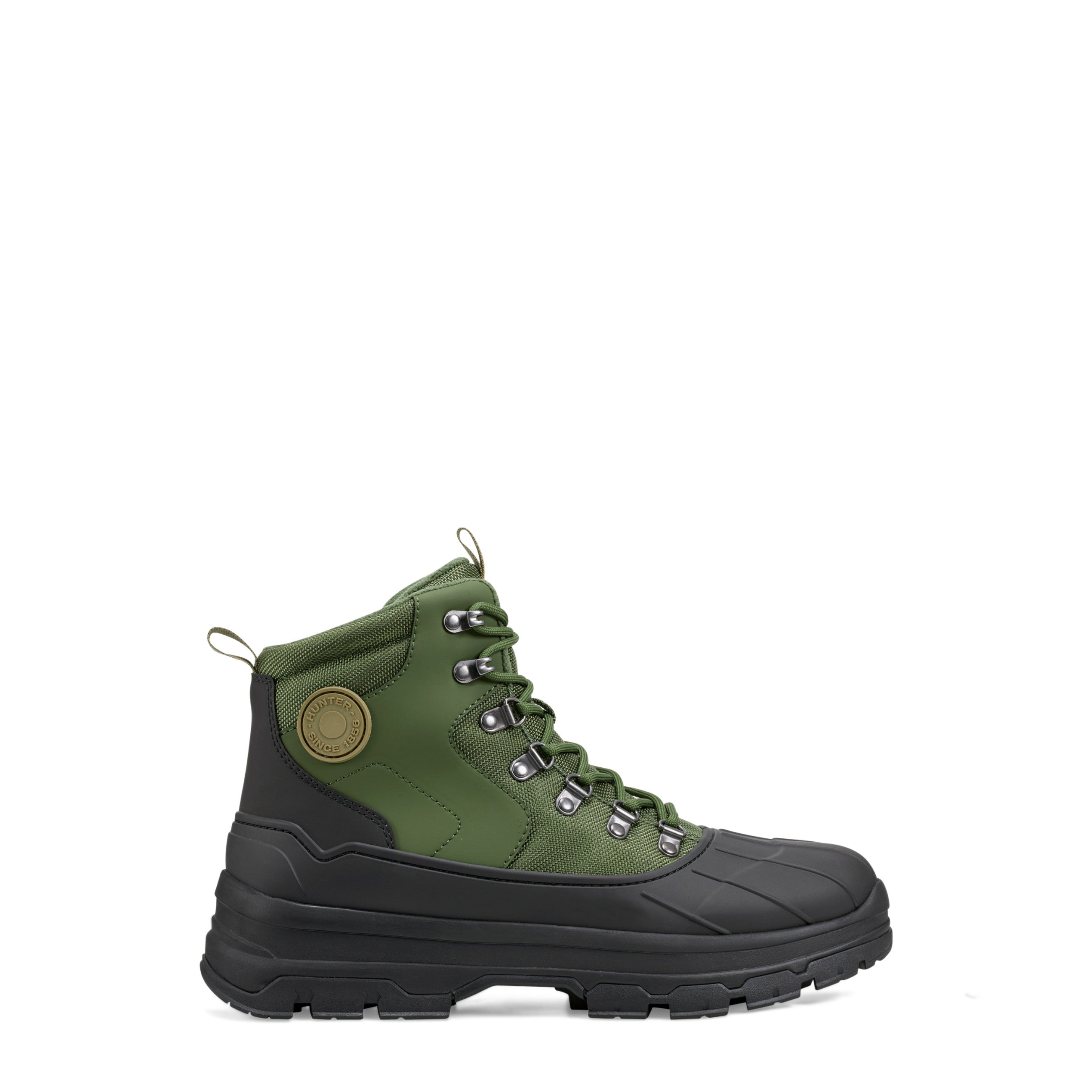 Black And Olive Green Men Ankle Boot, Size: 6 7 8 9 10