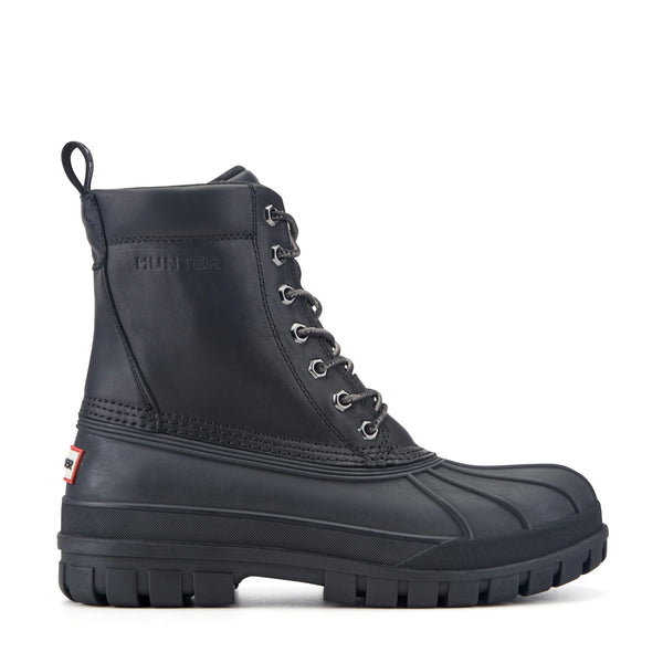HUNTER ブラック 防水ブーツ UK11 us12 96965f9382eae3cea4889724b902c4