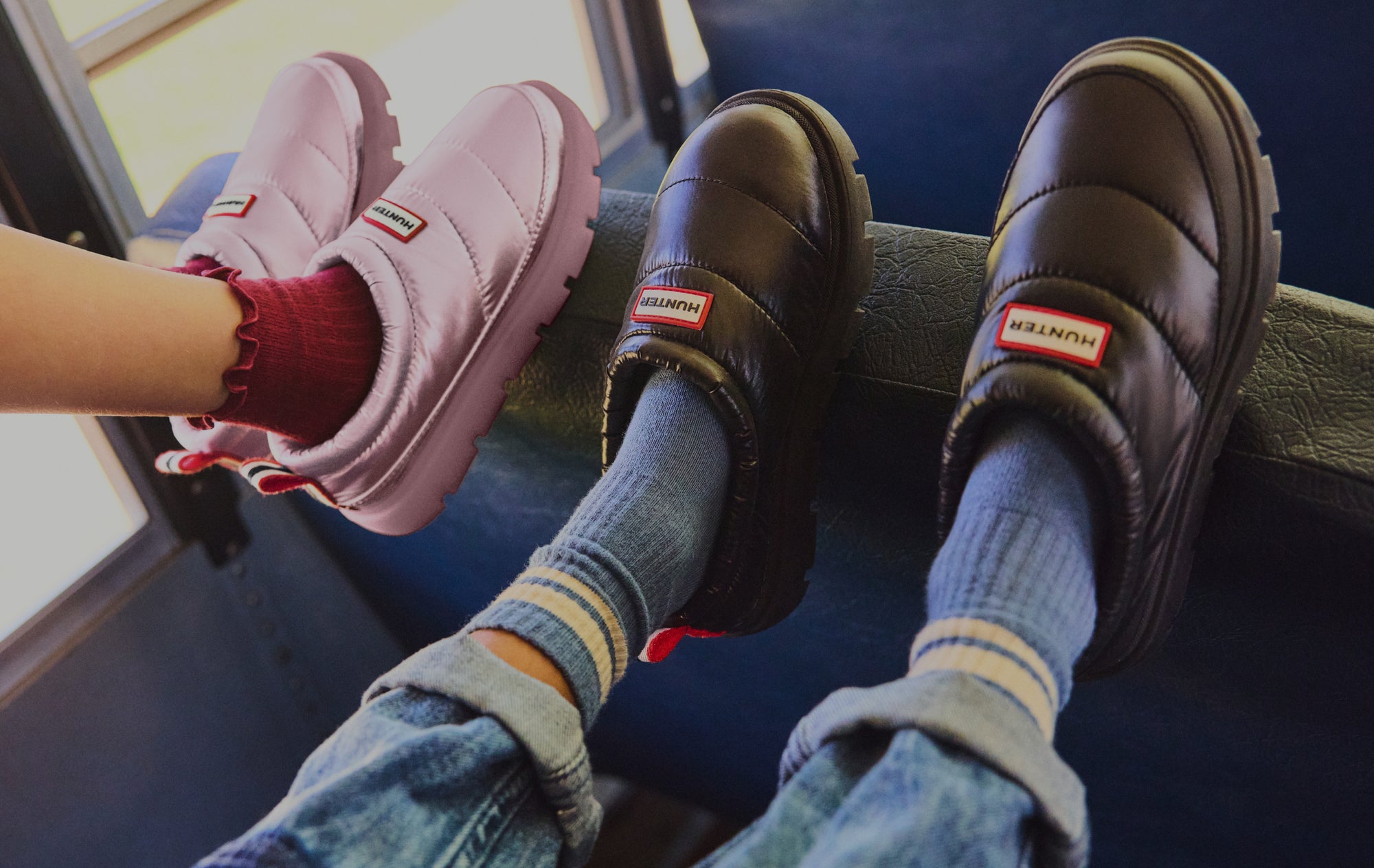 Promotional banner for kids' back to school footwear
