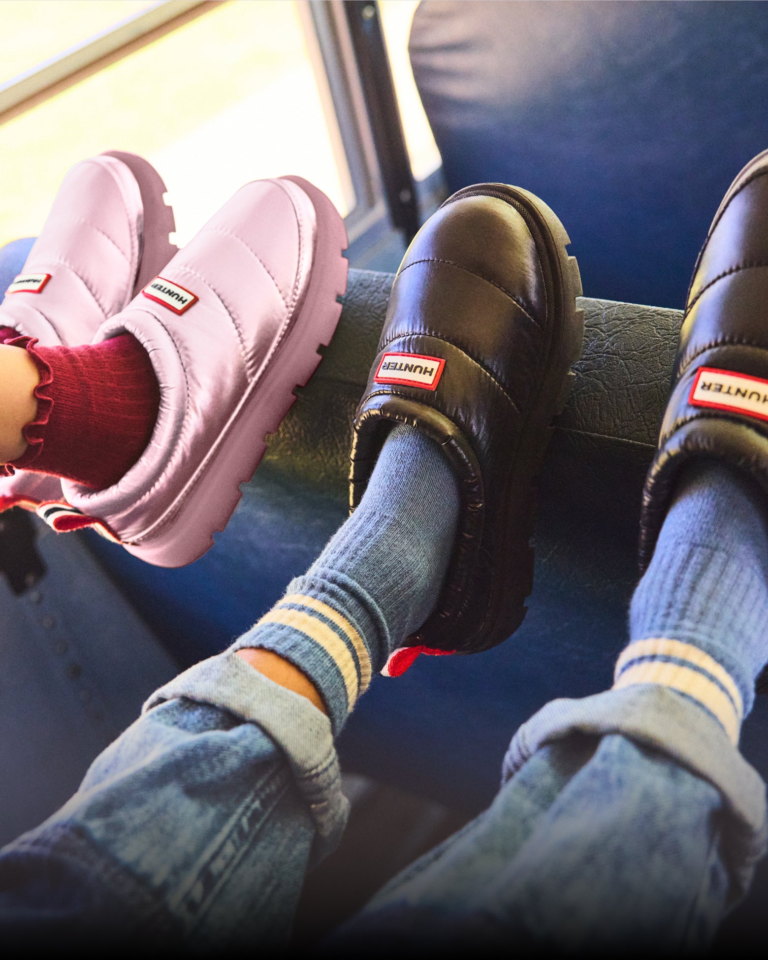 Promotional banner for kids' back to school footwear