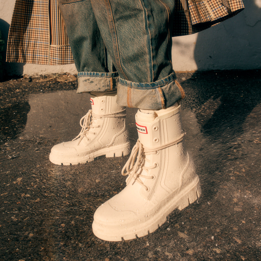 Women's combat boots collection