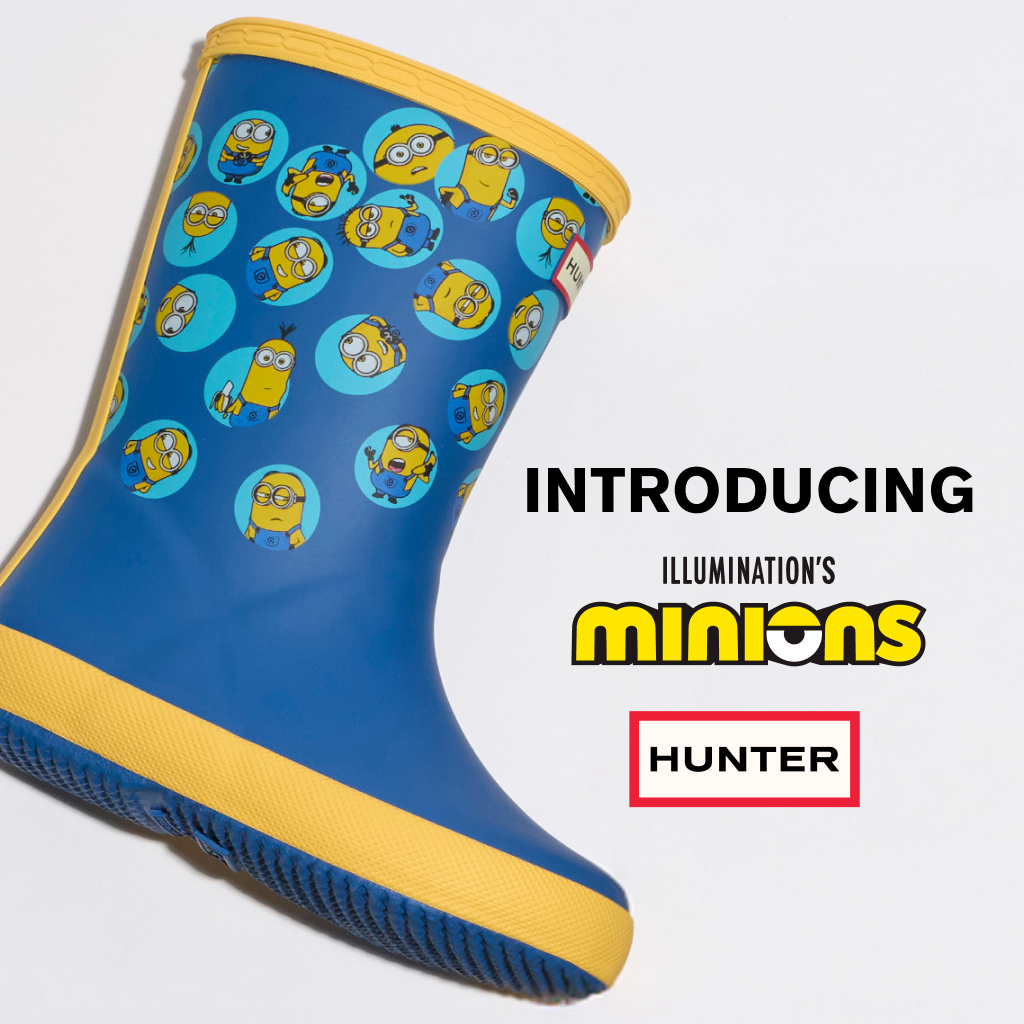 Promotional banner for Hunter x Minions collection