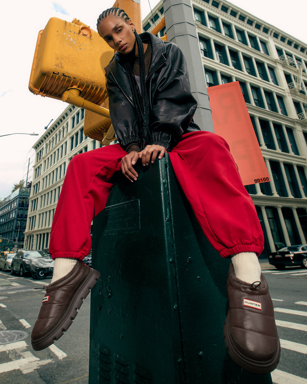 Promotional banner featuring M Construction Madi boots