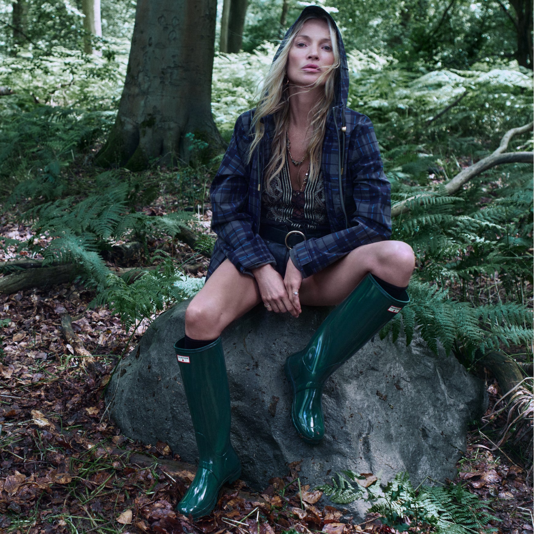 Women's Original Tall Gloss Rain Boots - Black Gloss | Hunter Boots