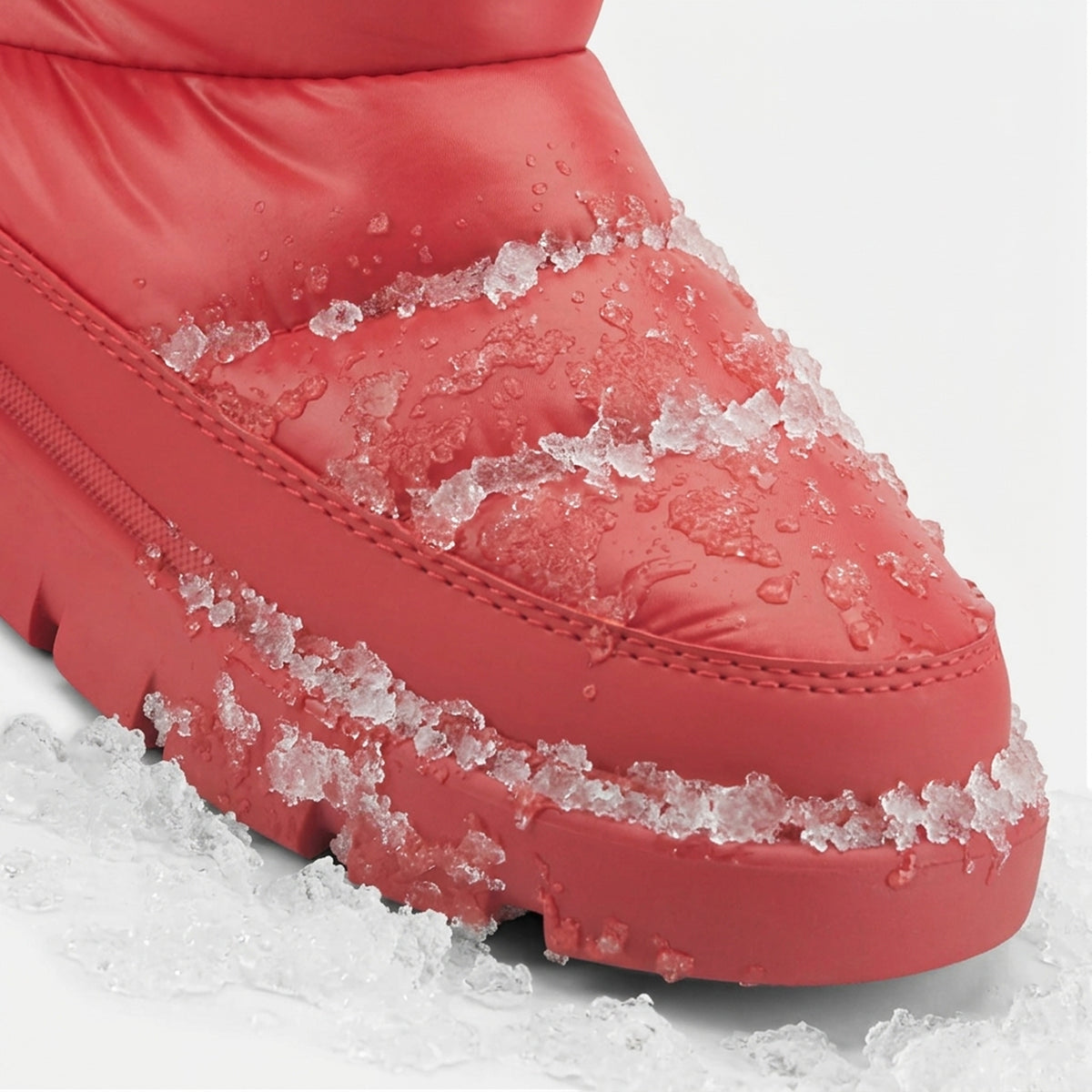 Big Kids Cuddle Lug Sole Insulated Waterproof Snow Booties
