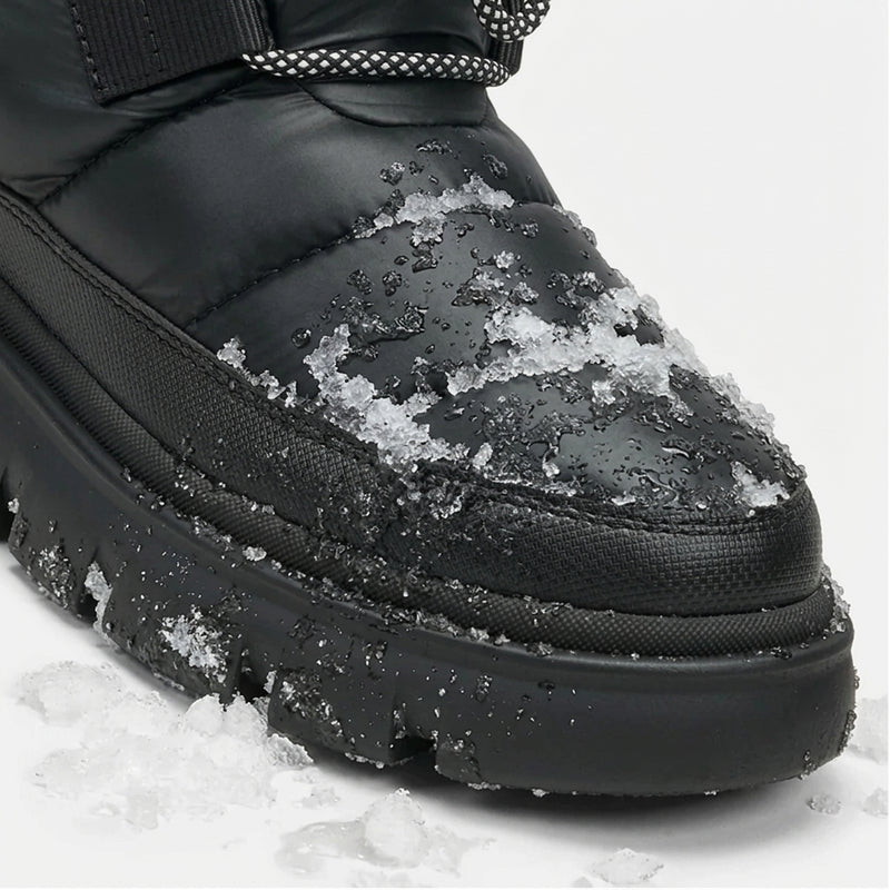 Women's Moon Lug Sole Insulated Waterproof Snow Booties