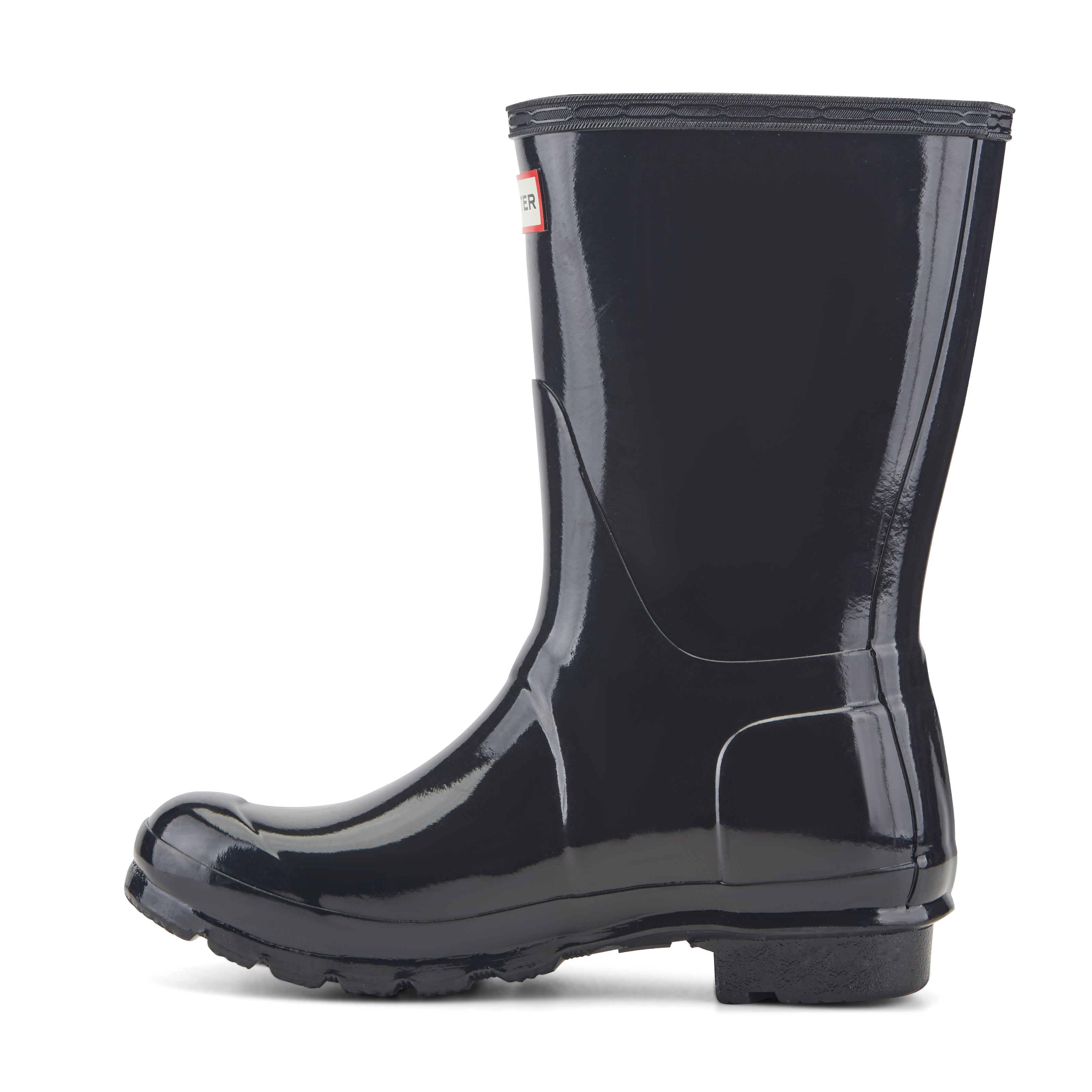 Women's Original Short Gloss Rain Boots - Black | Hunter Boots