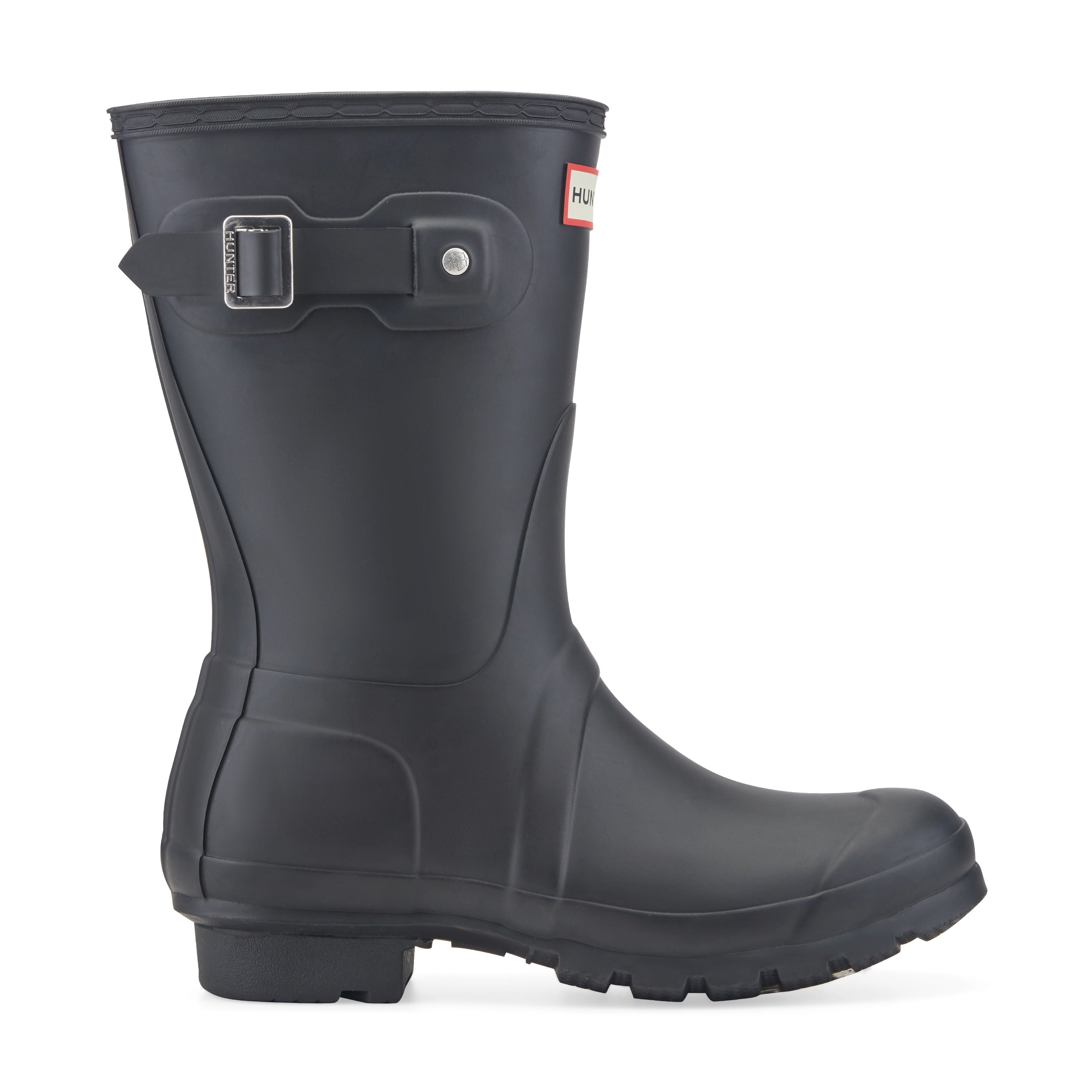 HUNTER ブラック レインシューズ UK 4 Women's Original Short Rain Boots - Black | Hunter Boots