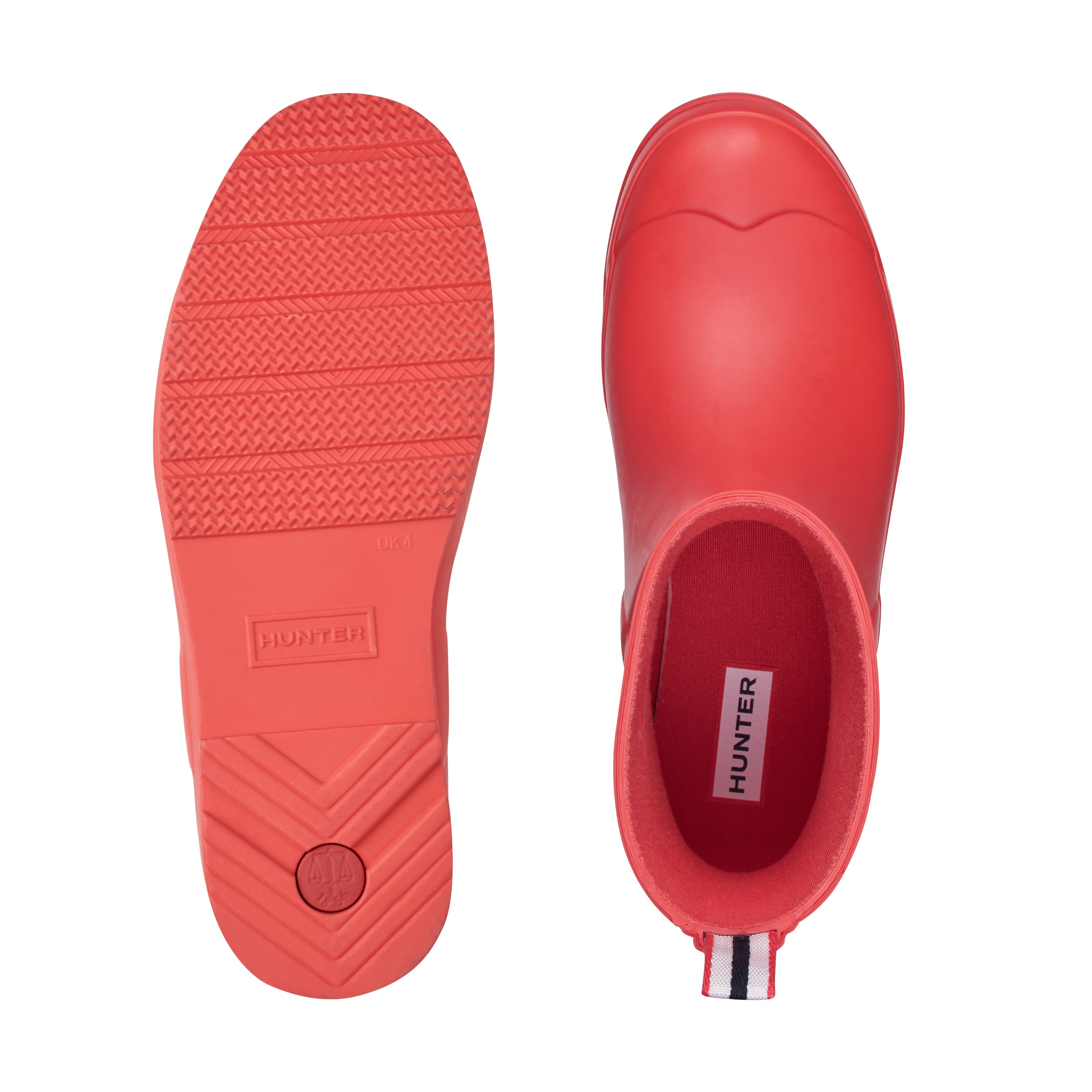 Women's PLAY™ Short Rain Boots - Logo Red | Hunter Boots