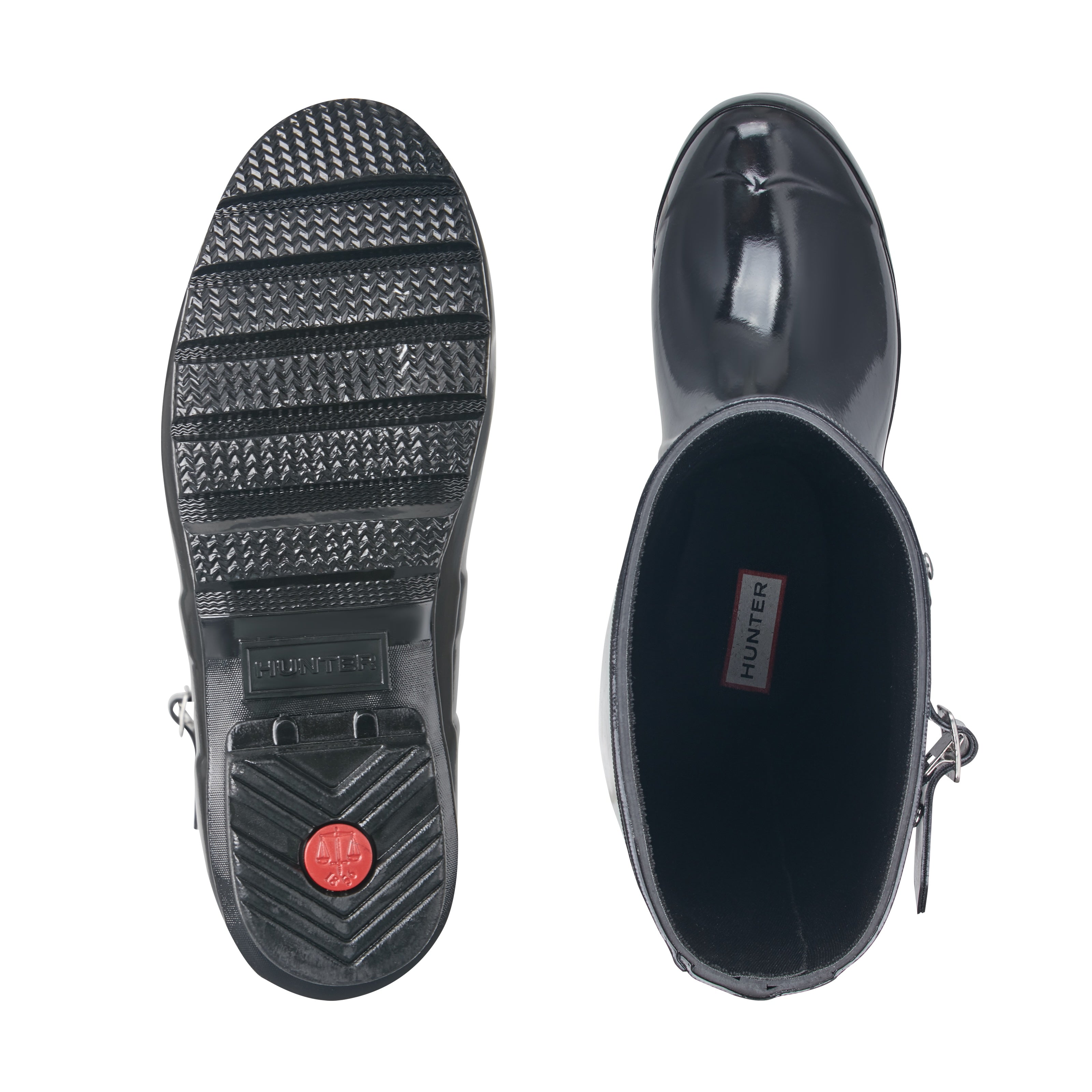 Women's Original Tall Gloss Rain Boots - Black Gloss | Hunter Boots