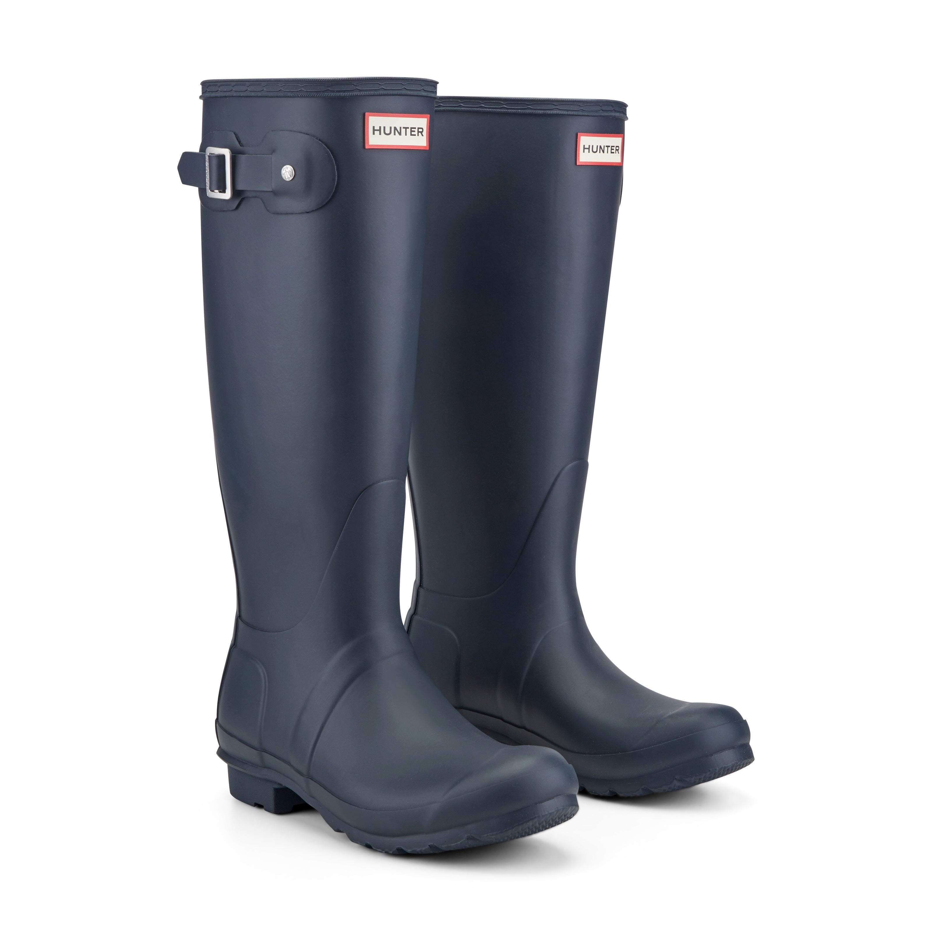 美品HUNTER BOOT 24cm Women's Original Tall Rain Boots - Navy | Hunter Boots