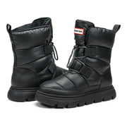 Women's Moon Lug Sole Insulated Waterproof Snow Booties