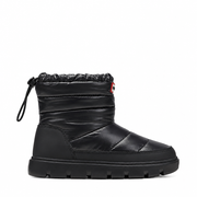 Black Big Kids Cuddle snow boot on white background