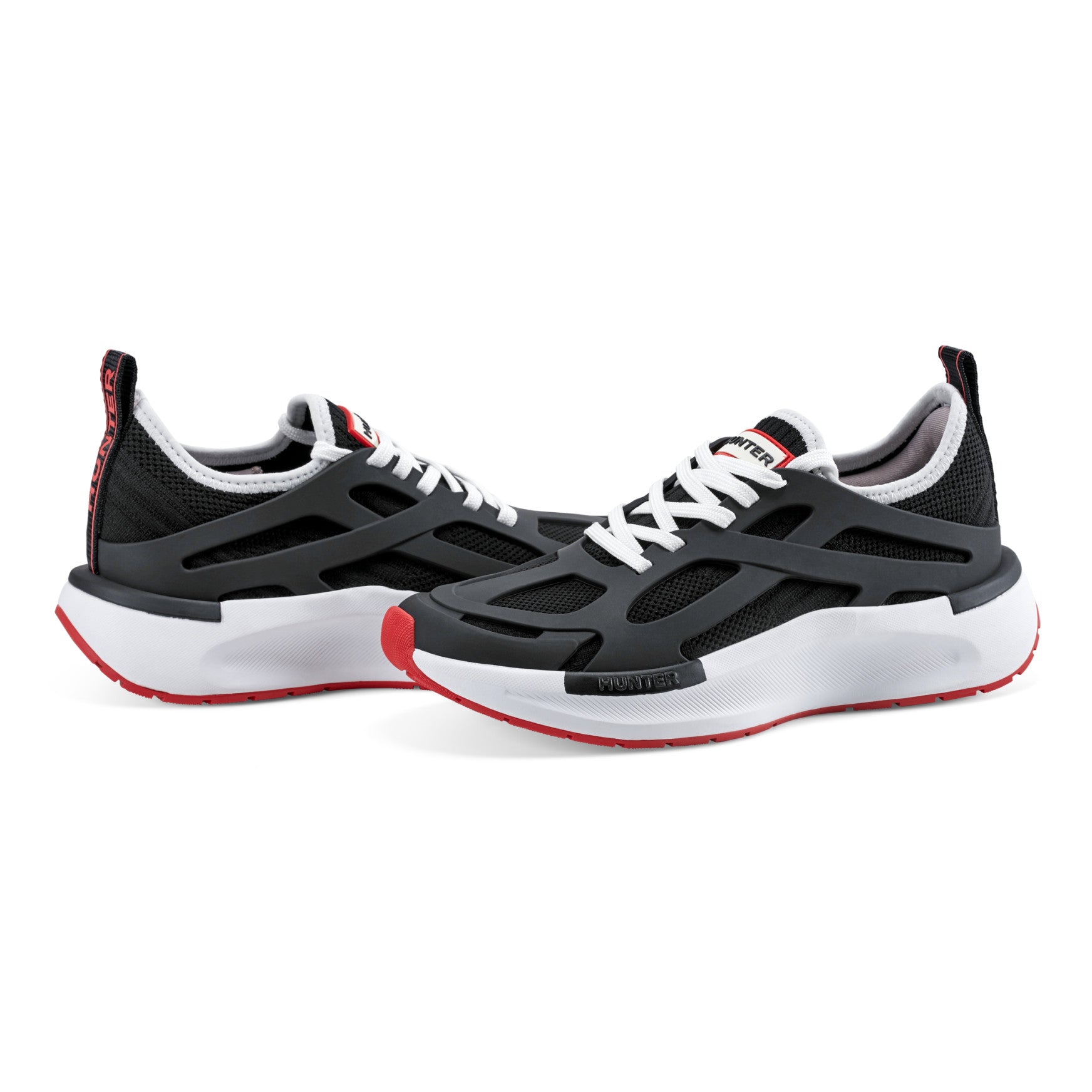 Women's Tulip Lace-up Casual Sneakers - Black | Hunter Boots