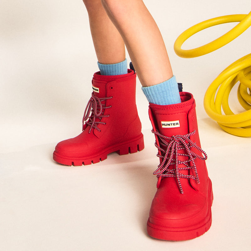 Big Kids Stomper Lace-up Waterproof Ankle Boots