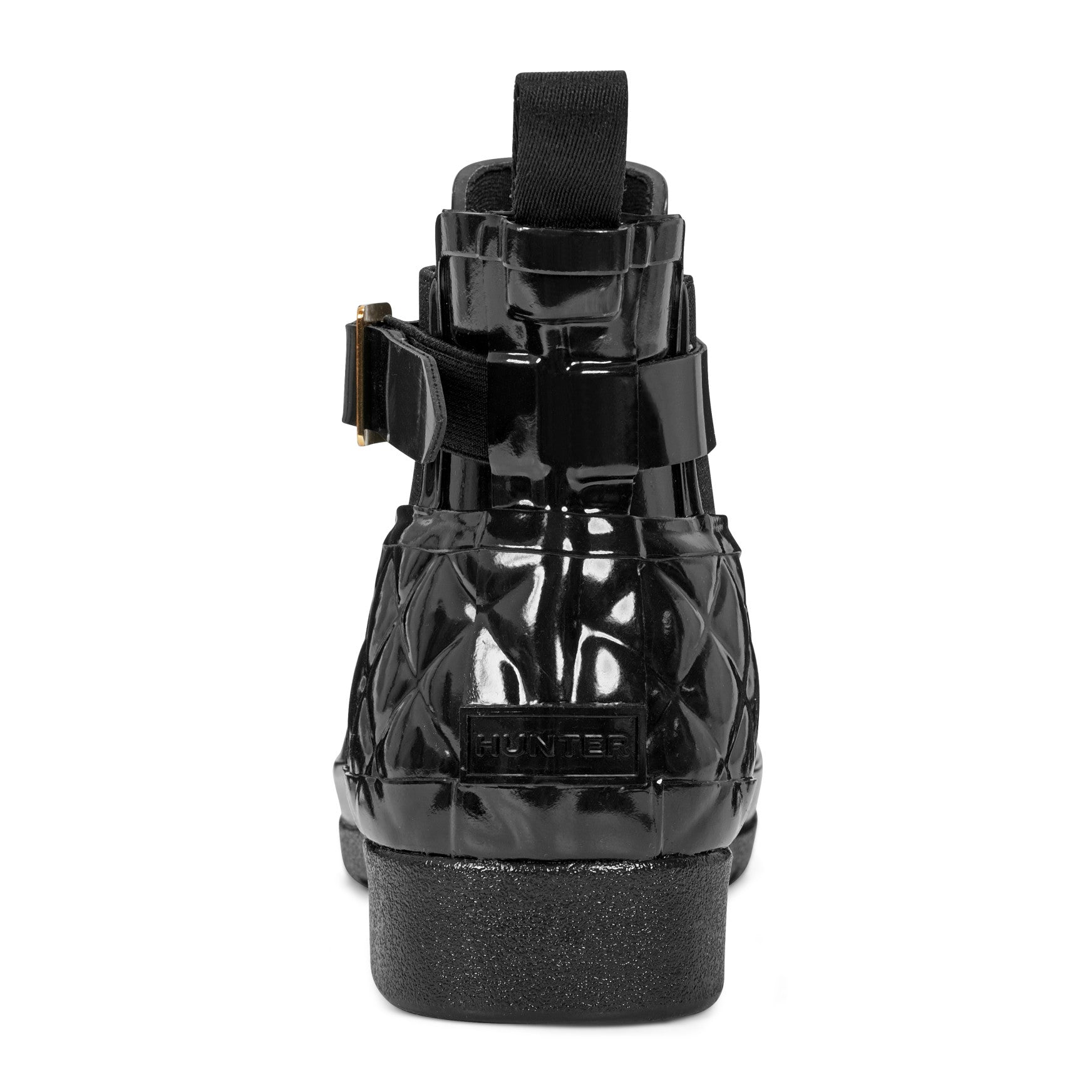 Women's Quilted Gloss Refined Slim Fit Chelsea Boots