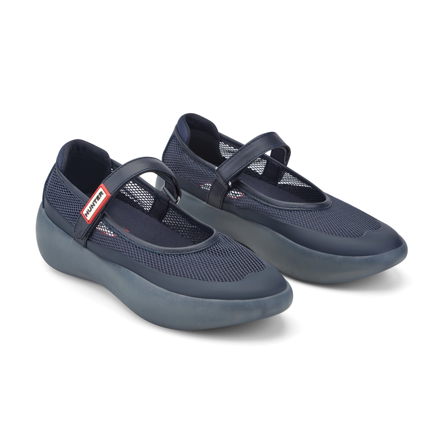 Women's Mire Casual Mesh Mary Janes - Dark Blue | Hunter Boots