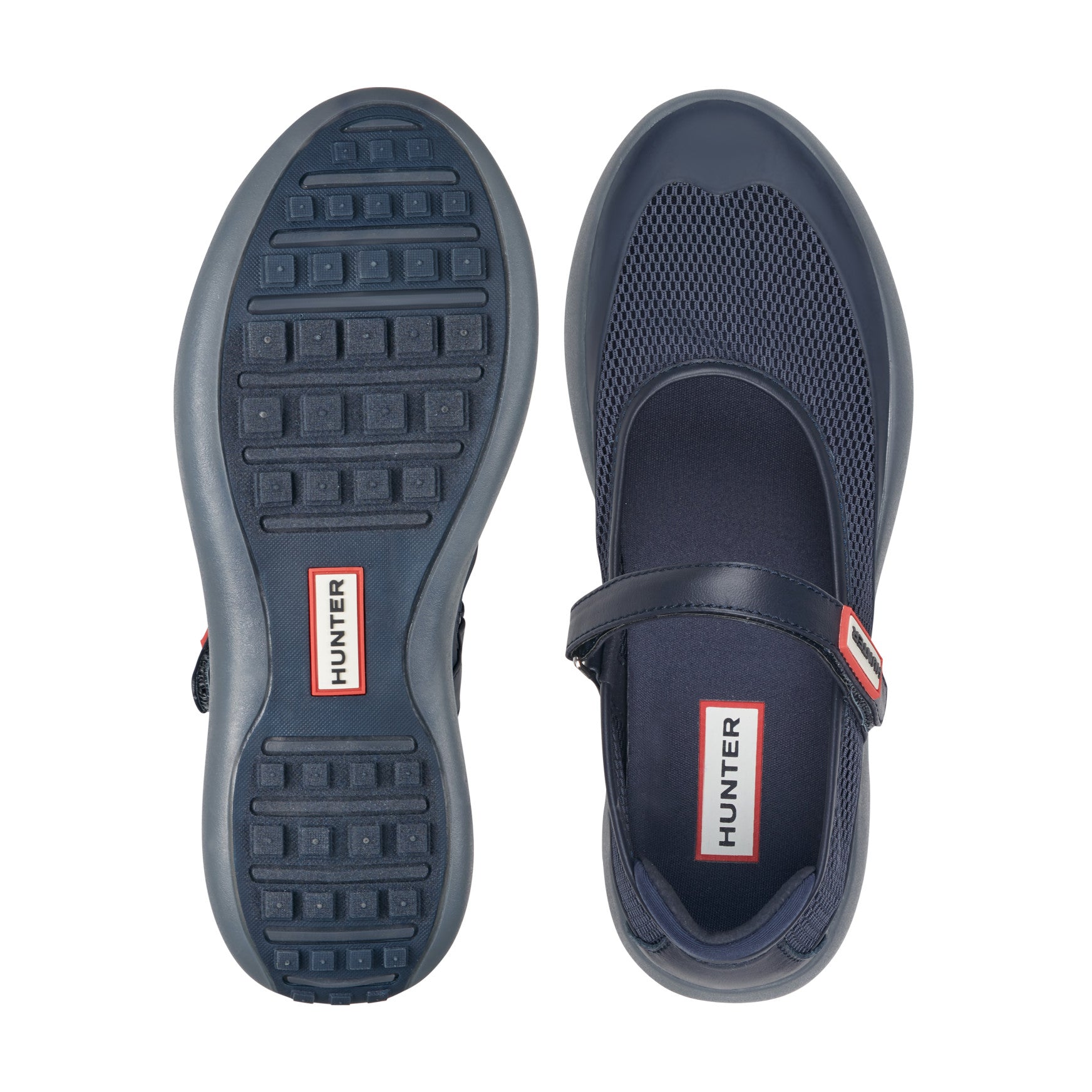 Women's Mire Casual Mesh Mary Janes - Dark Blue | Hunter Boots