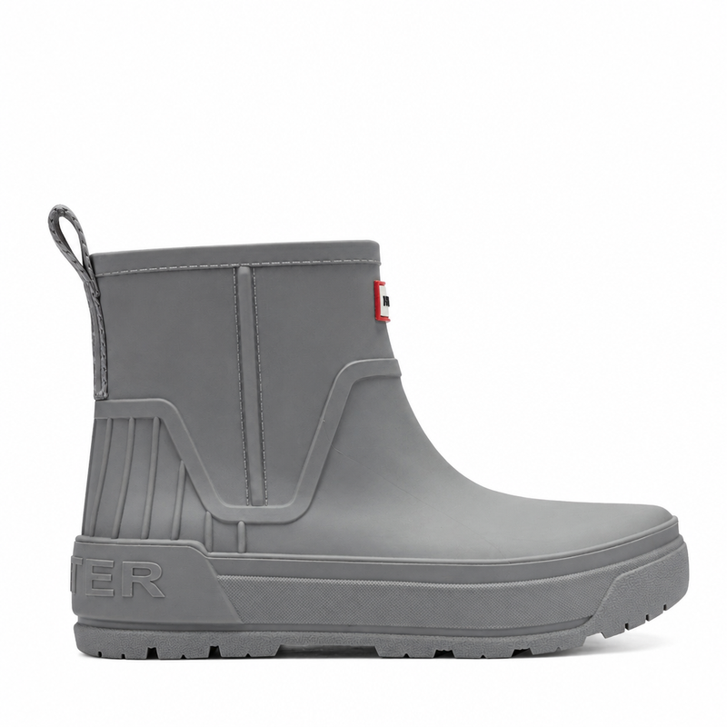 Gray Women's Wales Waterproof Rain Boot on white background