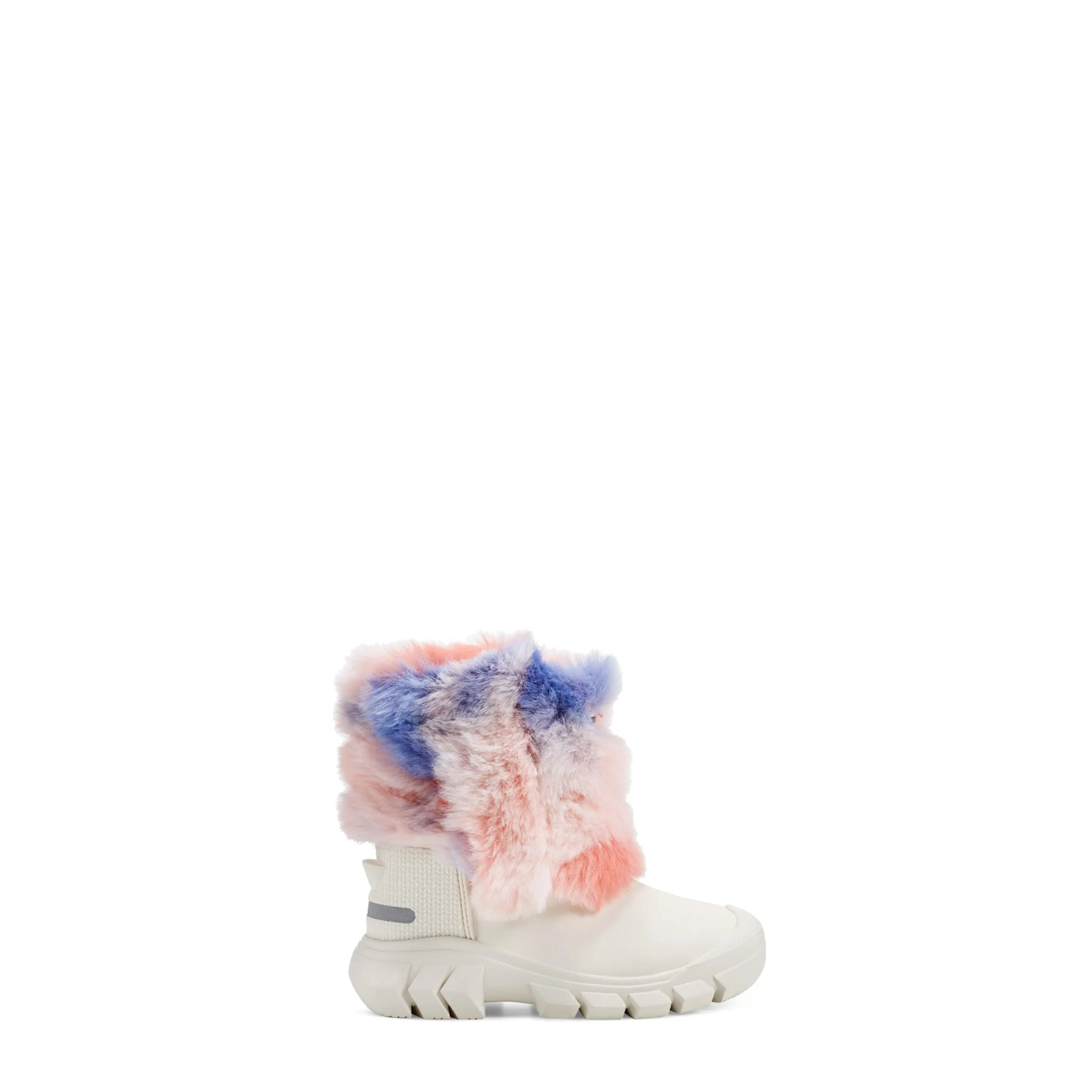 Kids First Faux Fur Snow Boots - Hunter Boots Kids First Faux Fur Snow Boots White Willow/Multi Hunter Boots Little Kids > Winter Footwear > Snow Boots