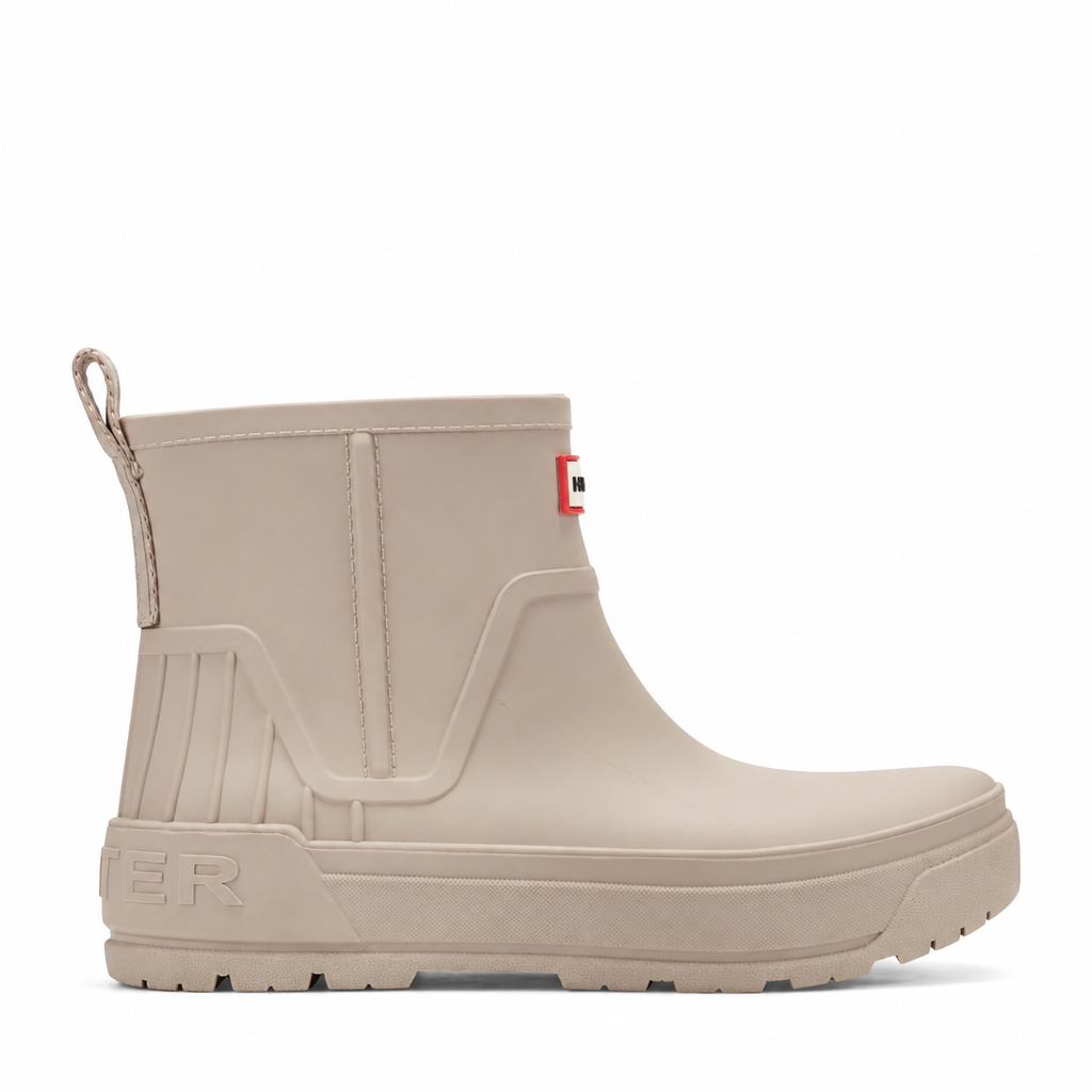 Light-natural Women's Wales Waterproof Rain Boot on white background