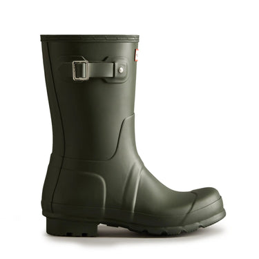 Men's Original Short Rain Boots - Hunter Boots Men's Original Short Rain Boots Dark Olive Hunter Boots Men's > Rain Boots > Short Rain Boots