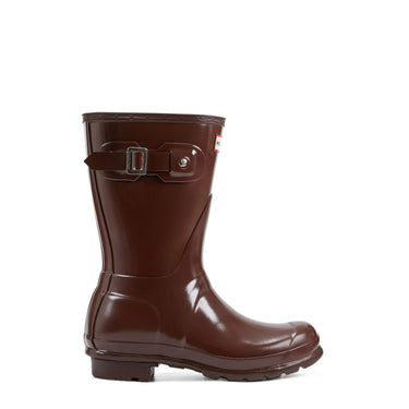 Women's Original Short Gloss Rain Boots - Hunter Boots Women's Original Short Gloss Rain Boots Brown Bolt Hunter Boots Women's > Rain Boots > Short Rain Boots