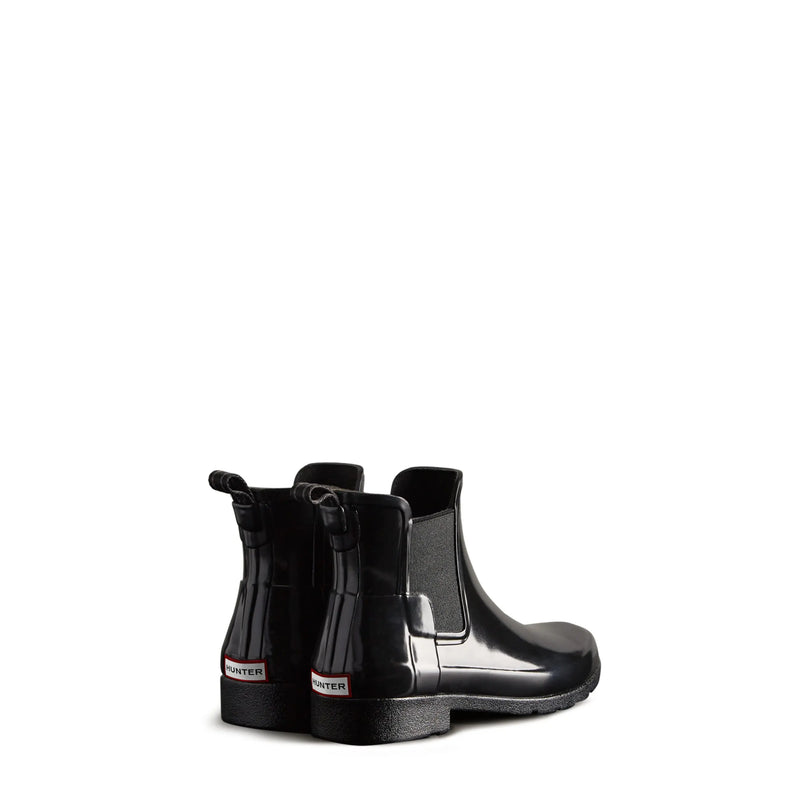 Women's Refined Slim Fit Gloss Chelsea Boots - Hunter Boots Women's Refined Slim Fit Gloss Chelsea Boots Black Hunter Boots Women's > Ankle Boots > Chelsea Boots