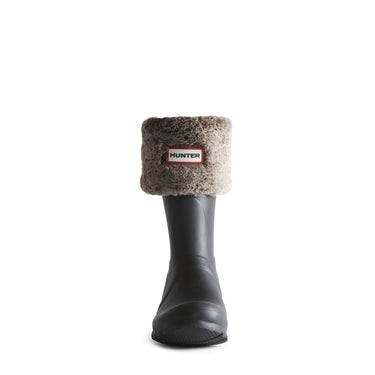 Unisex Faux Fur Short Boot Sock Hunter Boots